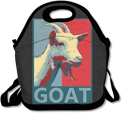 JingleBoo Vintage Goat Lunch Tote Bag For Men Women Kids