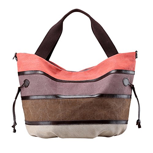 image for Clearance Sale! ZOMUSA Women's Casual Multi-Pocket Canvas Handbags Mes
