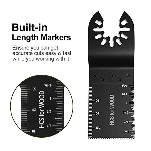 Oscillating Saw Blades 14 PC Wood Multitool Blades Oscillating Tool Blades Fit Dewalt Milwaukee Chicago Rockwell Ridgid Fein Bosch Multimaster Ryobi and More