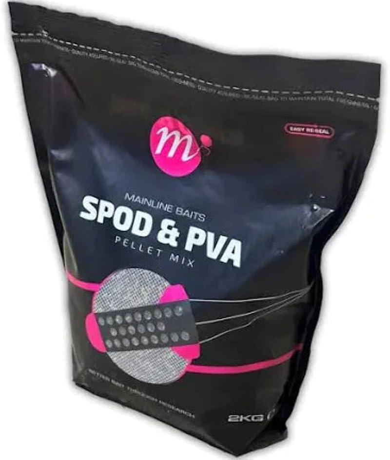 Mainline Spod & PVA Pellet Mix Bucket 2kg Assorted Flavours