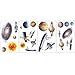 RoomMates RMK1003SCS Space Travel Peel and Stick Wall Decals