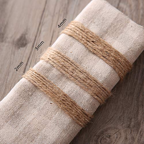 image for Quotidian 1000 Feet (c. 333 Yards) 2mm 3 ply Natural Jute Twine String