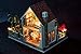 Rylai 3D Puzzles Miniature Dollhouse DIY Kit Light Love House Series Dolls Houses Accessories with Furniture LED Music Box