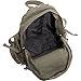 The Punisher Skull Backpack in Olive Canvas with Black Skull, Large