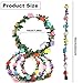 24 Pack LED Flower Headband Light Up Flower Wreath Headdress Glow in The Dark Party Favor Stick Glow Wreath Headband Flashing Garland for Women Teen Girls Party Supplies for Halloween Birthday Wedding