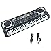 M SANMERSEN Kids Piano for Boys Girls, 2018 Improved Version 61 Keys Electronic Multifunction Keyboard Piano Musical Instrument for Kids Black