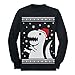 Ugly Christmas Sweater Big Trex Santa - Children Funny Youth Kids Long Sleeve T-Shirt 4T Black