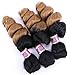 Synthetic Hair Bundles Loose Wave 16 18 20 Inches 3 Pcs/Pack Mixed Length Ombre Color T1/27 Heat Resistant Hair Weave Extensions