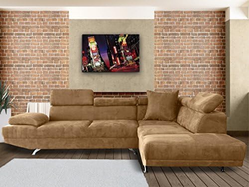 Canape D Angle Xl En Tissu Romain Beige Angle Droit Amazon Fr