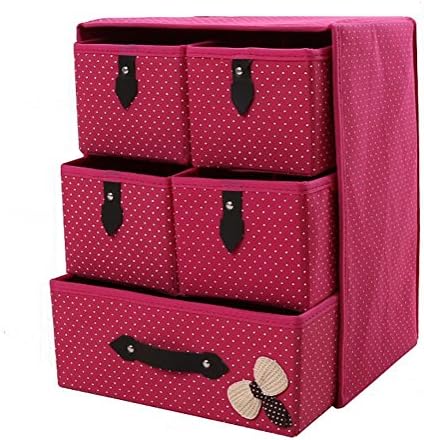 TOCHENG Folding Storage Box Drawer Storage Box