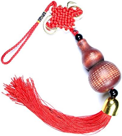 Wu Lou Gourd Wooden Feng Shui Home Decor Garden Wind chimes 13"