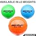 QuickPlay Weighted Sand Balls for Hitting (12oz/16oz/20oz) | Heavy Weighted Practice Balls for Baseball/Softball (Set of 6 Hitting Balls) – NEW FOR 2018 –