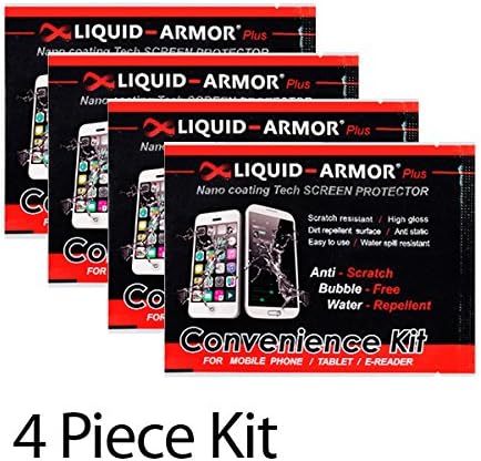 Liquid Armor Plus (4 x Disposable Packs) Screen Protector for Phone & Tablet