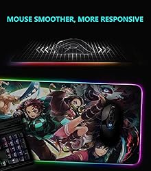 RGB Mouse Pad for Demon Slayer - Anime Tanjirou