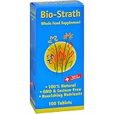 2Pack! Bio-Strath Whole Food Supplement - Stress and Fatigue Formula - 100 Tablets