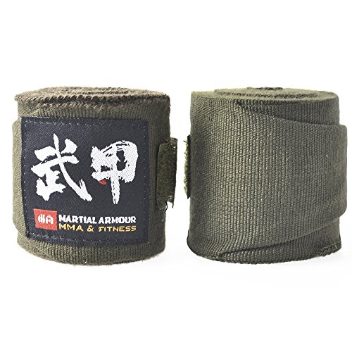 Wuja Professional 120" Elastic Hand Wraps for MMA Boxing Kickboxing