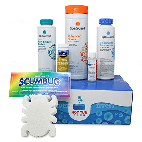 2 Month Spa and Hot Tub Chemical Kit Contains