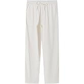 Weintee Women's Tall Linen Pants Long 36 Inch Inseam