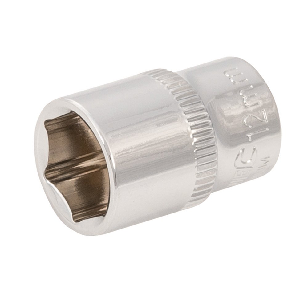 Silverline 889318 Socket 1/4" Drive 6pt Metric 12 mm