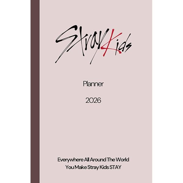 Stray Kids Bureaukalender 2026 - Met Uitwisbare Stift, K-Pop SKZ Foto's, Perfect Voor Fans
