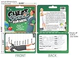 Cheat Sheet for Men - an epic life hack for your wallet, the credit card sized protector of humanity, and the guardian of stupid men