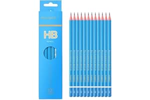 HAIHAOMUM Sketch Pencils for Drawing HB, 12pcs Professional Art Drawing Pencils for Shading, Sketching & Doodling | Graphite Pencil for Artists & Beginners