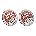 Car Styling Accessories 2pcs Red B027 Emblem Badge Decal Sticker Jeep Trail Rated 4X4 Nameplate Wrangler Grand Cherokee Liberty Patriot Compass