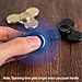Opard Tri Fidget Spinner R188 Bearing Plum Blossom Hand Spinning Toy for Child and Adult (Blue)