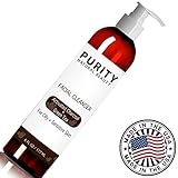 100% NATURAL BODY WASH - The Best Smelling Body Wash - Made with Organic Ingredients - Sulfate Free - Shower Gel and Daily Exfoliating Scrub - By Purity Natural Beauty