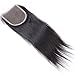 Deeun Hair 4*4inch Top Quality 100% Virgin Brazilian Human Hair Remy Silky Straight 8