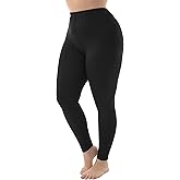 ZERDOCEAN Women's Plus Size Stretchy Soft Lightweight Full Length Leggings