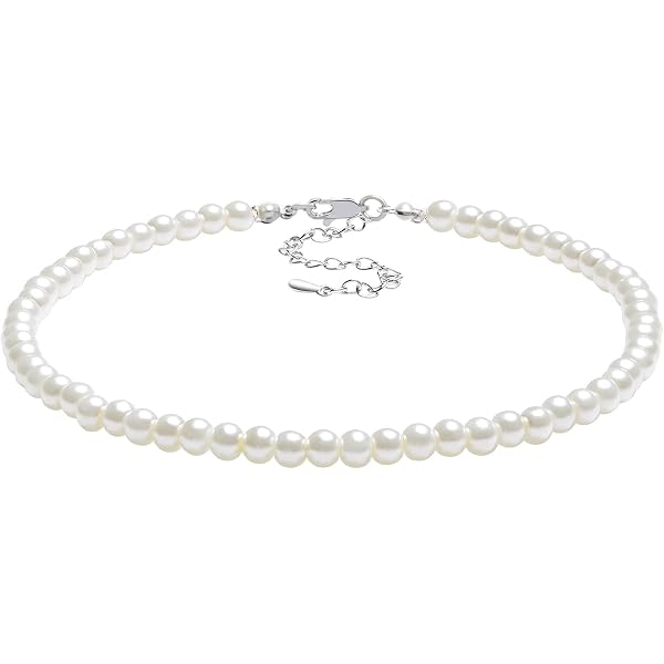 Vintage Boho Pearl Choker Necklace – Dainty 1920s Style, 18-inch, Faux Pearls & Alloy - View #8