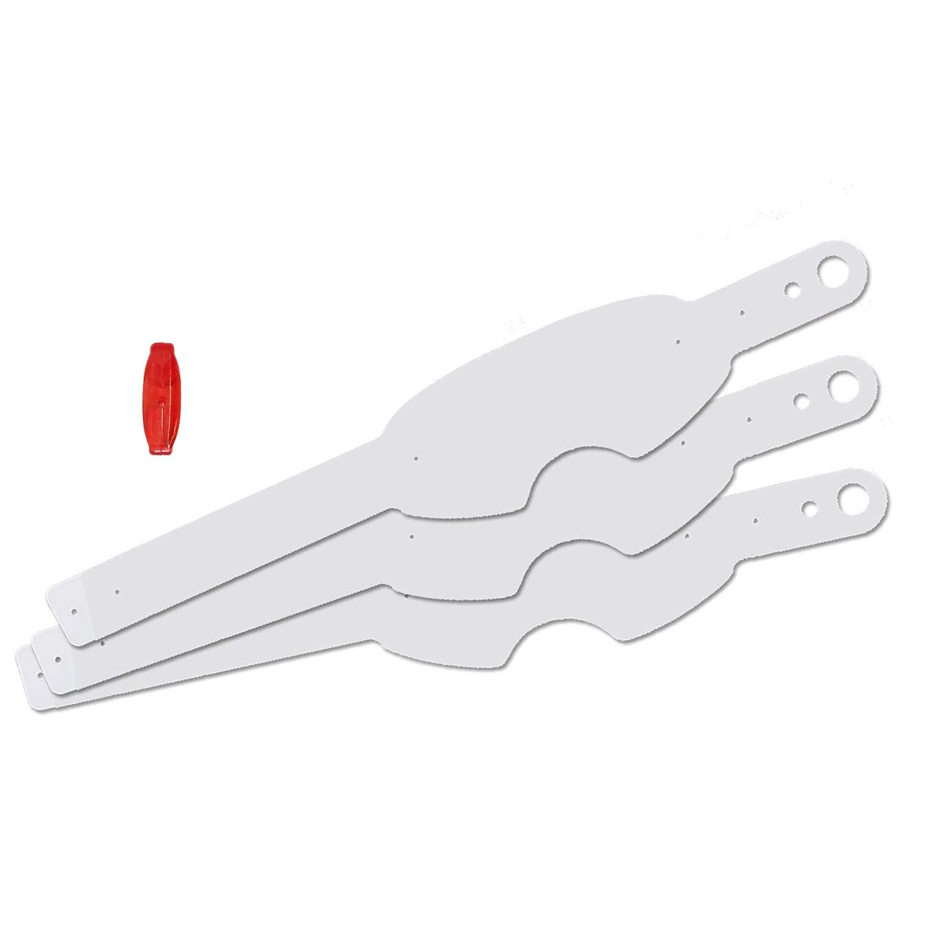 SeeCle Lenti a strappo ecologiche (E.T.O. System) compatibili per mask Oakley Airbrake Kit 50 pcs, Unisex Adult, Transparent, One Size