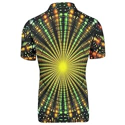 HUGS IDEA Sunshine Yellow T-Shirts for Men Colorful