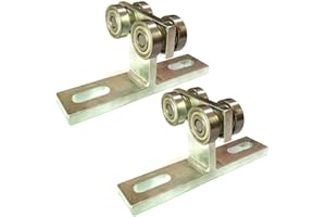 RHKING Electric Hoist Installation Roller Trolley 4 Wheel Trolley Assembly 2PCS Silent for use with 1-5/8" Wide and All 1-5/8" or Taller Strut Channel
