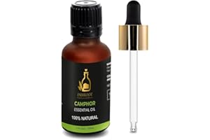 INDIROOT Camphor,Cinnamomum camphora Essential Oil, 100% Natural, 30ml/1 Fl Oz