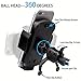 Car Mount,Phone Holder,Car Phone Mount PATEA Universal 360° Swivel Air Vent Car Phone Holder with A Quick Release Button for iPhone X/8/7P, Samsung Galaxy S8/S7,Huawei Mate 9 and Other Android Phones