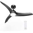 SPACORA Ceiling Fans With Lights, 42 Inch Low Profile...