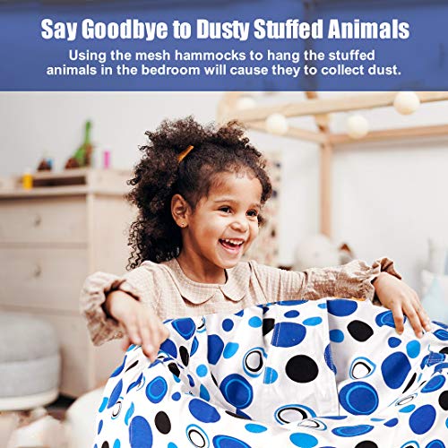 LAZY CALA LIFE Stuffed Animal Storage Bean Bag Chair Cover Cover Only