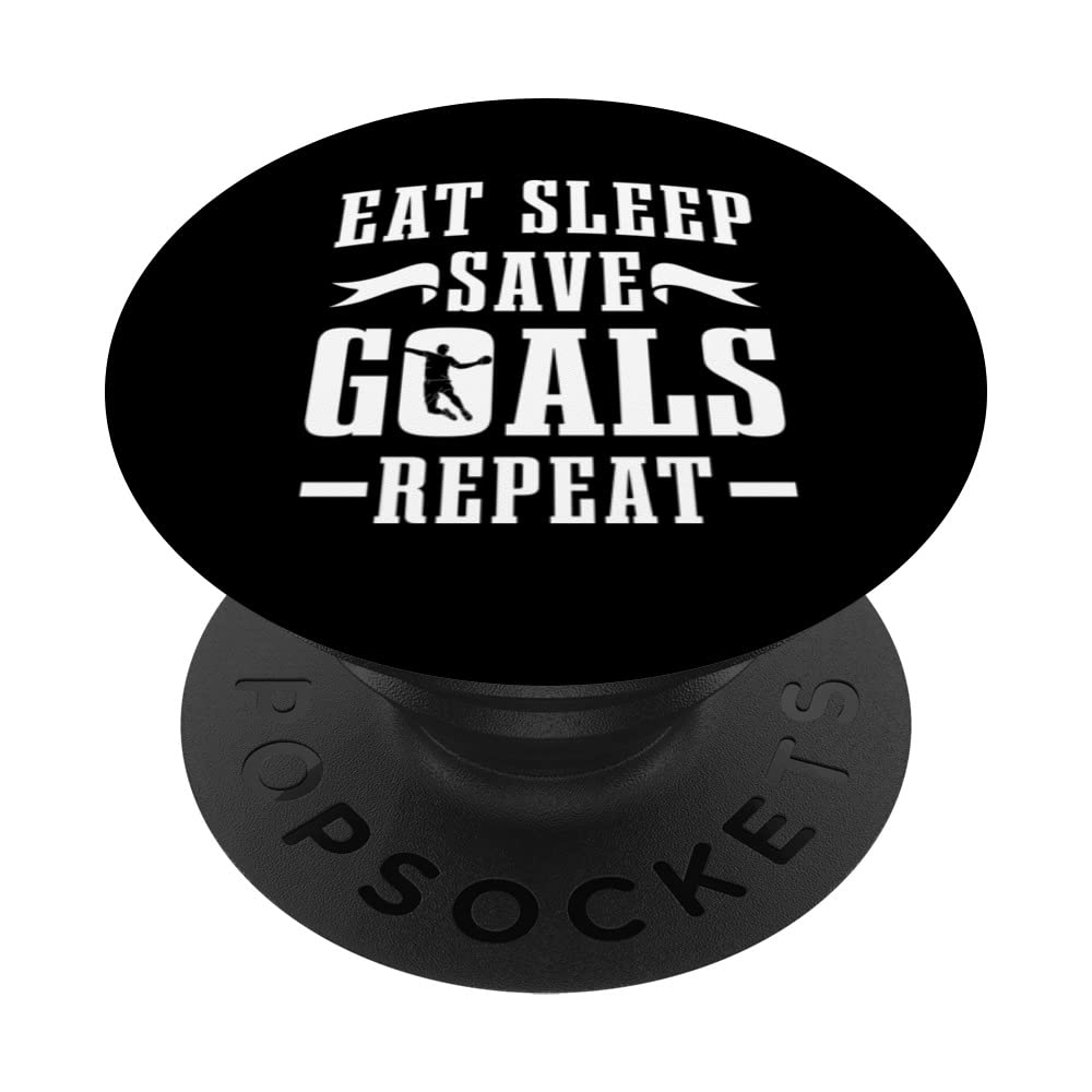 Handball Goalkeeper Save Goals Repeat Handball PopSockets Swappable PopGrip