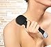 Waterproof Handheld Massager Wand - 18 Speed Therapeutic Pain Relief and Muscle Relaxation for Foot, Back, Shoulders - Cordless - USB Rechargeable - Black - By O-wOw