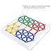 NUOLUX 103pcs Magnetic Building Blocks Magnetic Sticks for Kids(1.1x0.25 Inch)