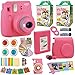 Fujifilm Instax Mini 9 Instant Camera Flamingo Pink + 2X Fuji Instax Film Twin Pack (40PK) +Pink Camera Case + Frames + Photo Album + 4 Color Filters More Top Accessories Bundle