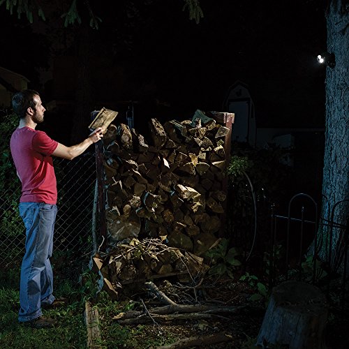 Mr. Beams MB371 Remote Controlled Battery-Powered Motion-Sensing LED Outdoor Security Spotlight