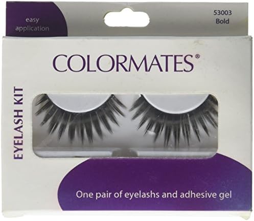 Colormates Eyelash Kit One Pair With Adhesive Gel #53003