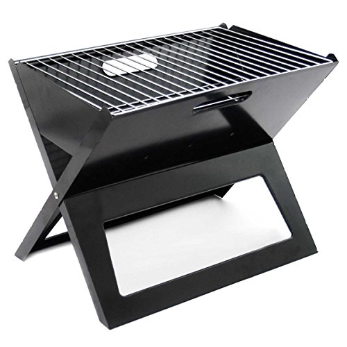 Klappgrill - Faltbarer Notebook BBQ Grill Klappbarer Holzkohle – Bild 3