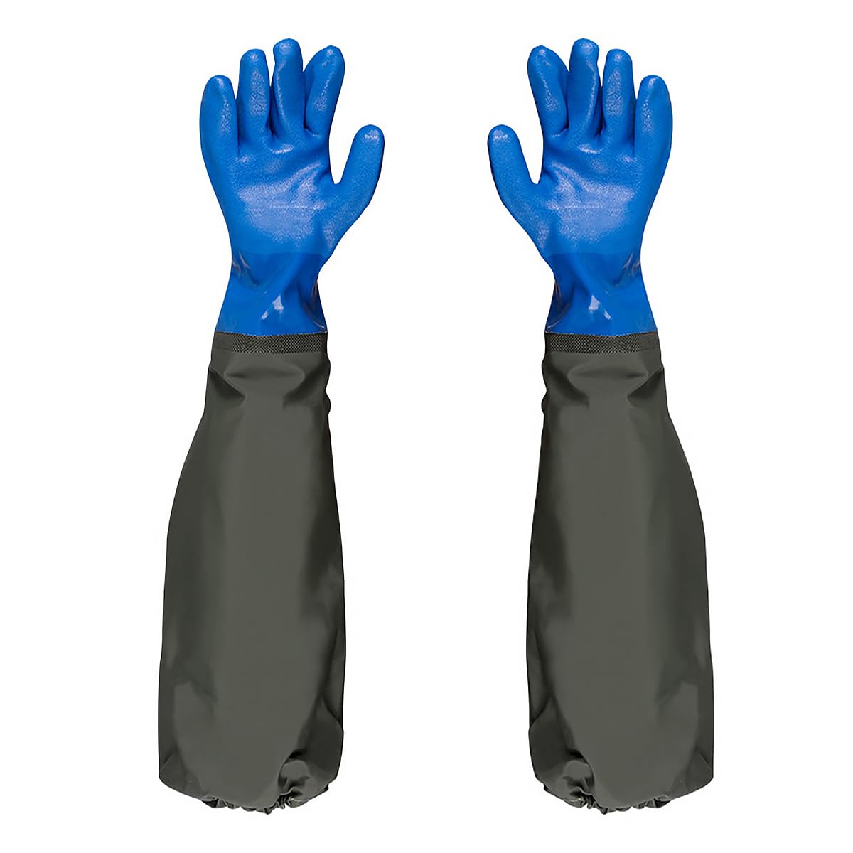 CENPEK Waterproof Pond Gloves elbow Length Rubber Gloves 27inch Drain Cleaning Gloves Extra Long Sleeve Full Arm Gloves