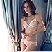 Pink Sexy Vintage Bra & Brief Sets Lace Bras Knickers Transparent Underwear Suit