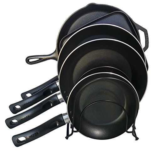 6 tier pantry organization and storage Pan organizer Lid organizers Pot holders Shelf organizer. Pots pans kitchen rack in pantries cabinets under sink Kitchen drawer organizer Cabinet shelf dividers