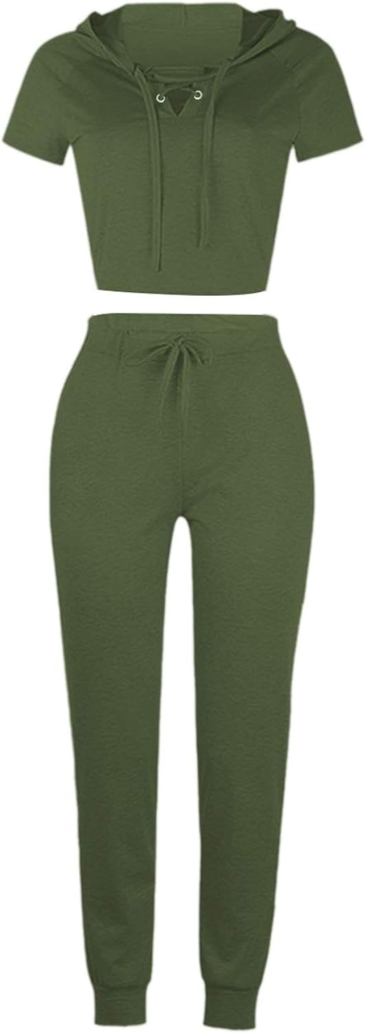 green jogging suit